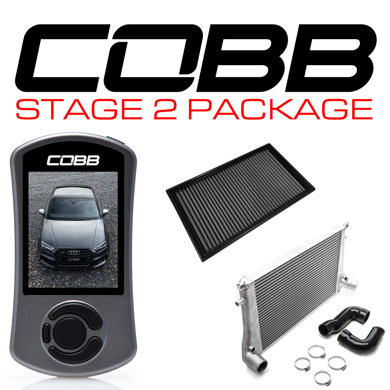 COBB Stg2 Power Pack - Audi 8V S3 WITH PRO TUNE